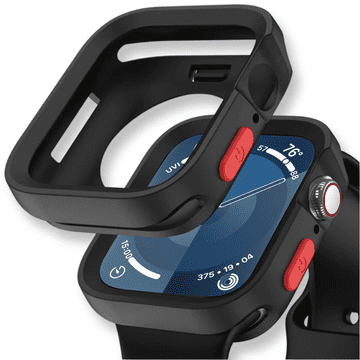 GS Silikonska futrola za Apple Watch 7/8/9 41 mm, mat crna
