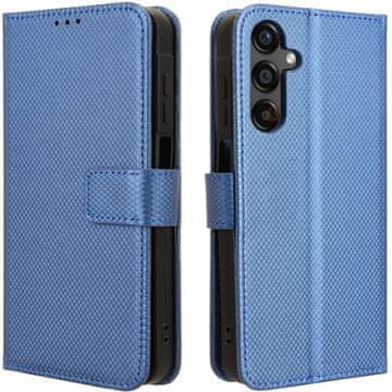 GS Preklopna futrola za Samsung Galaxy M55 5G, pametni magnet za novčanik, plava