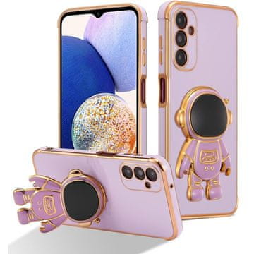 GS Maska za Samsung Galaxy M55 5G Astronaut, ljubičasta