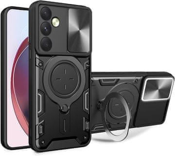 GS Oklopna futrola za Samsung Galaxy M55 5G, CamShield Slide, crna