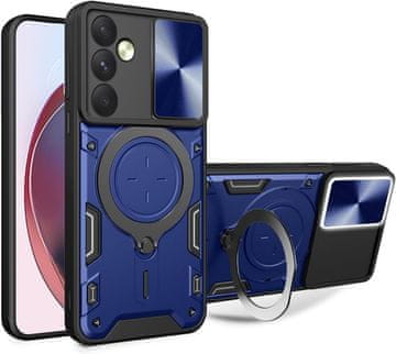 GS Oklopna futrola za Samsung Galaxy M55 5G, CamShield Slide, plava
