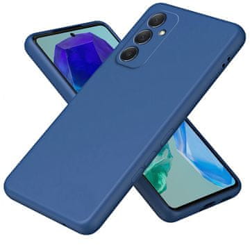 GS Futrola za Samsung Galaxy M55 5G, Silikonska Lite, Tamnoplava