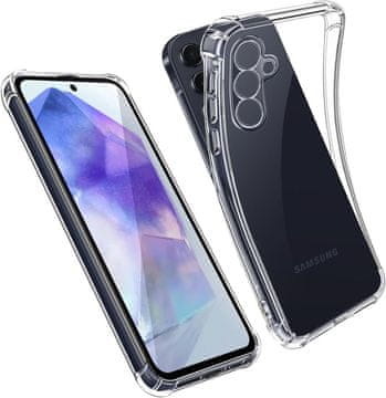 Overboard Futrola za Samsung Galaxy M55 5G, Otporna na padove, Prozirna