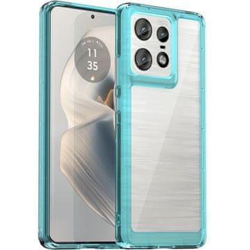 GS Motorola Edge 50 Pro Fusion Hybrid maskica, prozirna / plava
