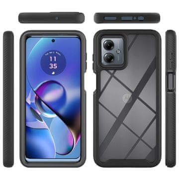 GS Futrola za Motorola Moto G54 5G, Otporna na udarce, s folijom, crna