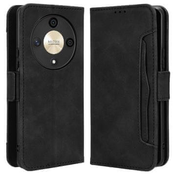 GS Preklopna futrola za Honor Magic 6 Lite 5G, utor za karticu, crna