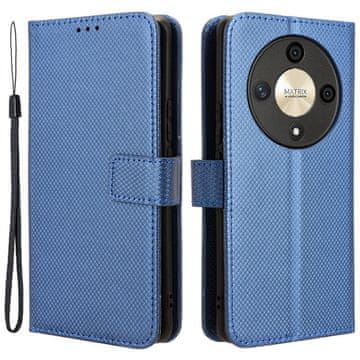 GS Honor Magic 6 Lite 5G preklopna futrola, pametni magnet za novčanik, plava