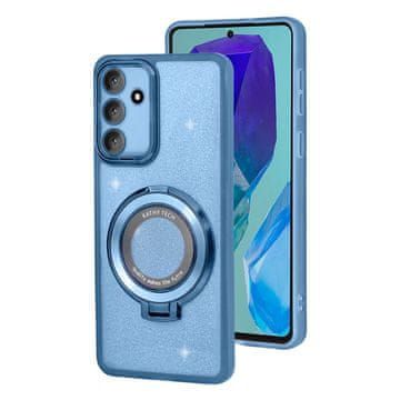 Overboard Futrola za Samsung Galaxy M55 5G, svjetlucava magnetska, za MagSafe, plava