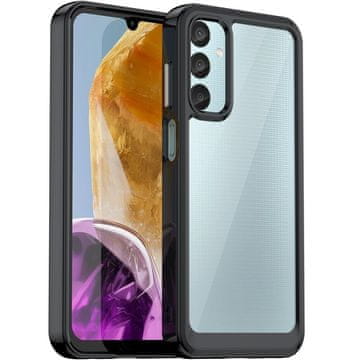 GS Futrola za Samsung Galaxy M15 5G Fusion Hybrid, prozirna / crna