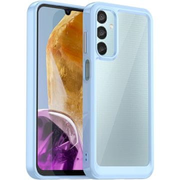 GS Futrola za Samsung Galaxy M15 5G Fusion Hybrid, prozirna / plava