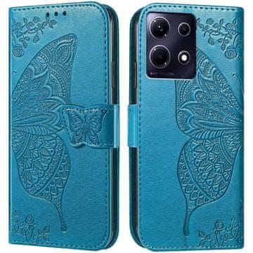 GS Preklopna futrola za Infinix Note 40 Pro, leptir, plava