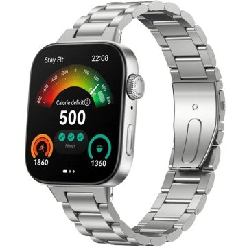 GS Čelična narukvica za Huawei Watch Fit 4 / 4 Pro / 3, srebrna