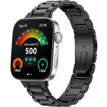GS Čelična narukvica za Huawei Watch Fit 4 / 4 Pro / 3, crna