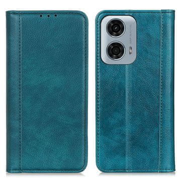 GS Preklopna futrola za Motorola Moto G04 / G24 / G24 Power, koža, zelena