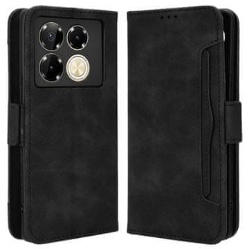 GS Preklopna futrola za Infinix Note 40 Pro, utor za karticu, crna