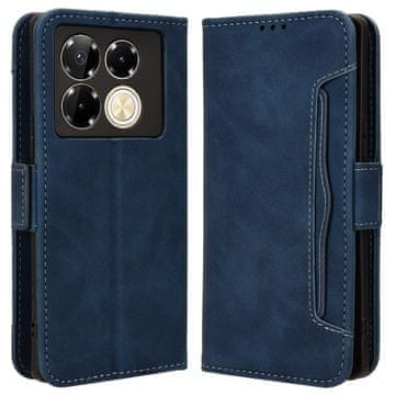 GS Preklopna futrola za Infinix Note 40 Pro, utor za karticu, tamnoplava