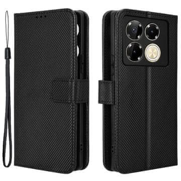 GS Infinix Note 40 Pro preklopna futrola, pametni magnet za novčanik, crna