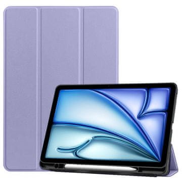 GS Futrola za iPad Air 13" M4 2026 / M3 2025 / M2 2024, Smartcase s držačem za olovku, ljubičasta