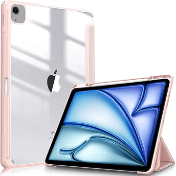 GS Futrola za iPad Air 13" M4 2026 / M3 2025 / M2 2024, Smartcase Hybrid, s držačem za olovku, roza