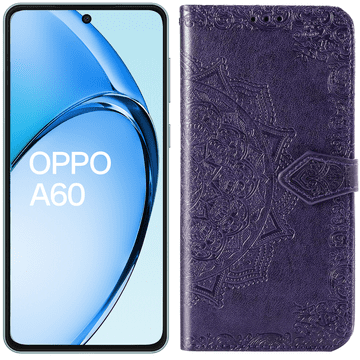GS Preklopna futrola za Oppo A60, Mandala, ljubičasta