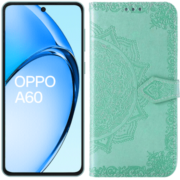GS Preklopna futrola za Oppo A60, Mandala, zelena
