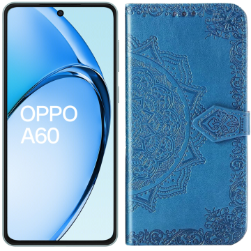 GS Preklopna futrola za Oppo A60, Mandala, plava