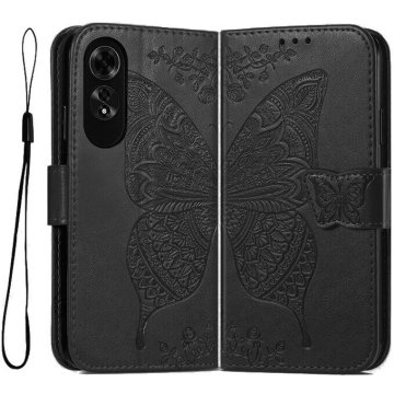 GS Preklopna futrola za Oppo A60, leptir, crna