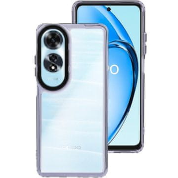 GS Oppo A60 Fusion hibridna maskica, prozirna/ljubičasta