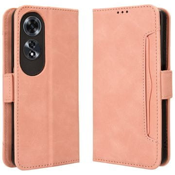 GS Preklopna futrola za Oppo A60, utor za karticu, ružičasta
