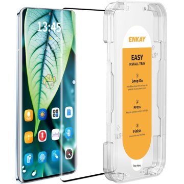 ENKAY kaljeno staklo za Honor Magic 6 Lite 5G, crno