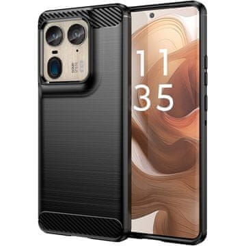 GS Futrola za Motorola Edge 50 Ultra, karbonska, crna