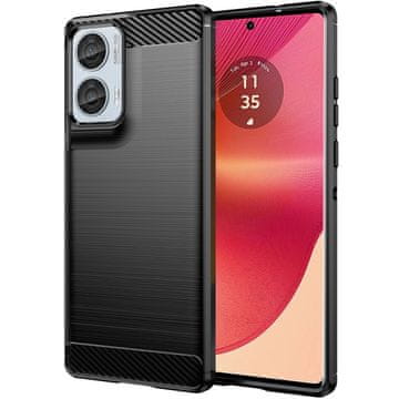 GS Futrola za Motorola Edge 50 Fusion 5G, karbonska, crna