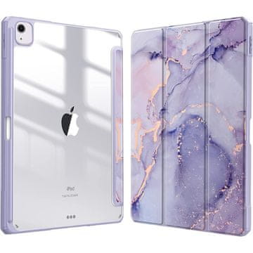 GS Futrola za iPad Air 11" M4 2026 / M3 2025 / M2 2024, Smartcase Hybrid, s držačem za olovku, mramorno ljubičasta