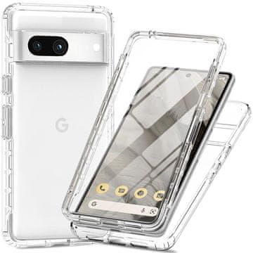 GS Futrola za Google Pixel 8A, Otporna na udarce, s folijom, prozirna