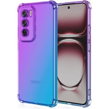 GS Oppo Reno 12 Pro, gradijentna maskica otporna na padove, ljubičasta/plava