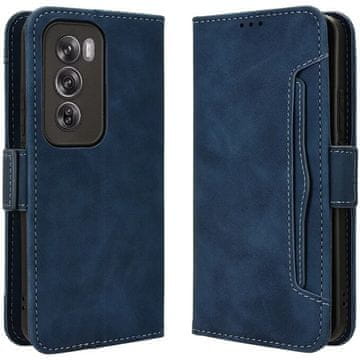 GS Preklopna futrola za Oppo Reno 12 Pro, utor za karticu, tamnoplava