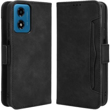 GS Preklopna futrola za Motorola Moto E14, utor za karticu, crna