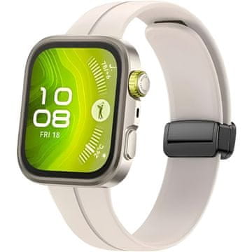 GS Silikonski remen za Huawei Watch Fit 4 / 4 Pro / 3, bež