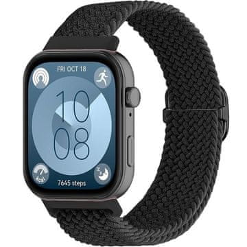 GS Najlonski remen za Huawei Watch Fit 4 / 4 Pro / 3, crni
