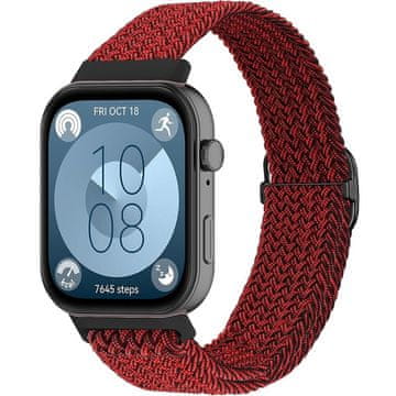 GS Najlonski remen za Huawei Watch Fit 4 / 4 Pro / 3, crveni