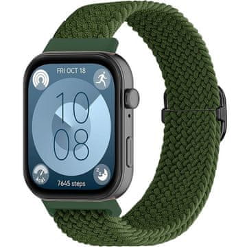 GS Najlonski remen za Huawei Watch Fit 4 / 4 Pro / 3, zeleni