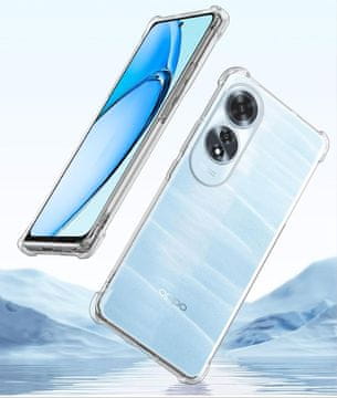 Overboard Otporna maskica + 9H kaljeno staklo za Oppo A60, prozirna