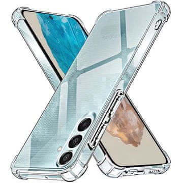 Overboard Futrola + 3D kaljeno staklo za Samsung Galaxy M35, otporna na padove, prozirna