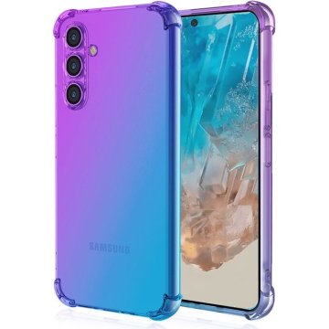 GS Gradientna maskica otporna na udarce za Samsung Galaxy M35, ljubičasta/plava