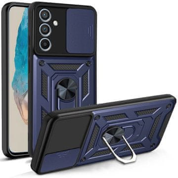 GS Oklopna futrola za Samsung Galaxy M35, CamShield Slide, plava