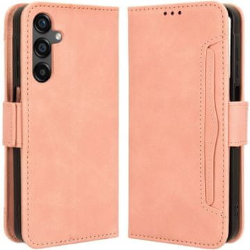 GS Preklopna futrola za Samsung Galaxy M35, utor za karticu, ružičasta