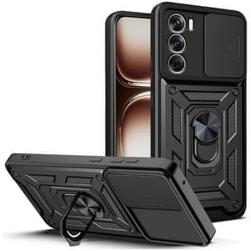 GS Oklopna futrola za Oppo Reno 12, CamShield Slide, crna