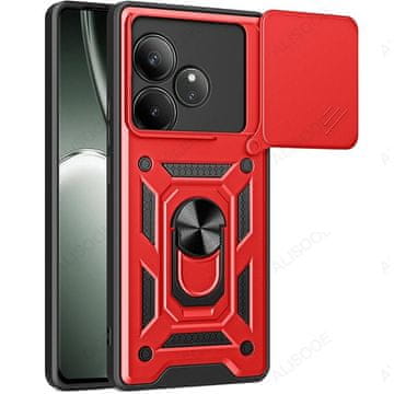 GS Oklopna futrola za Realme GT 6 / 6T, CamShield Slide, crvena