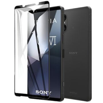 GS 3D kaljeno staklo za Sony Xperia 10 VI, crni okvir