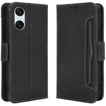 GS Preklopna futrola za Sony Xperia 10 VI, utor za karticu, crna